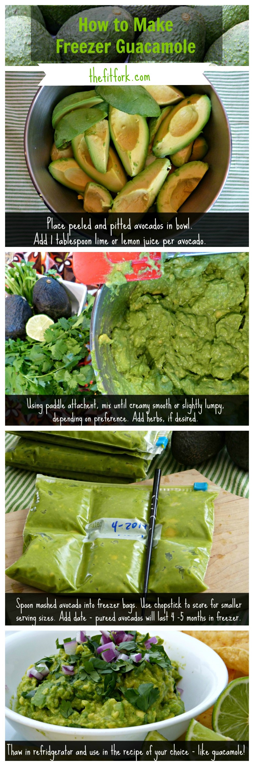 Avocadomg How To Freeze Guacamole Thefitfork Com