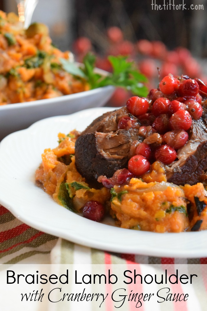 Easy Autumn Dinner! Braised Lamb with Cranberry Ginger Sauce ...