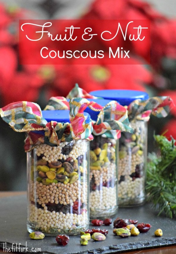 Fruit & Nut Holiday Couscous Mix – DIY Gift for Foodies | thefitfork.com