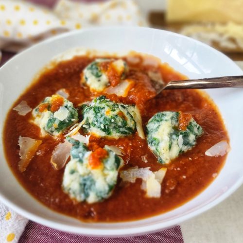 Spinach Cottage Cheese Gnudi Naked Ravioli Fast Easy Vegetarian