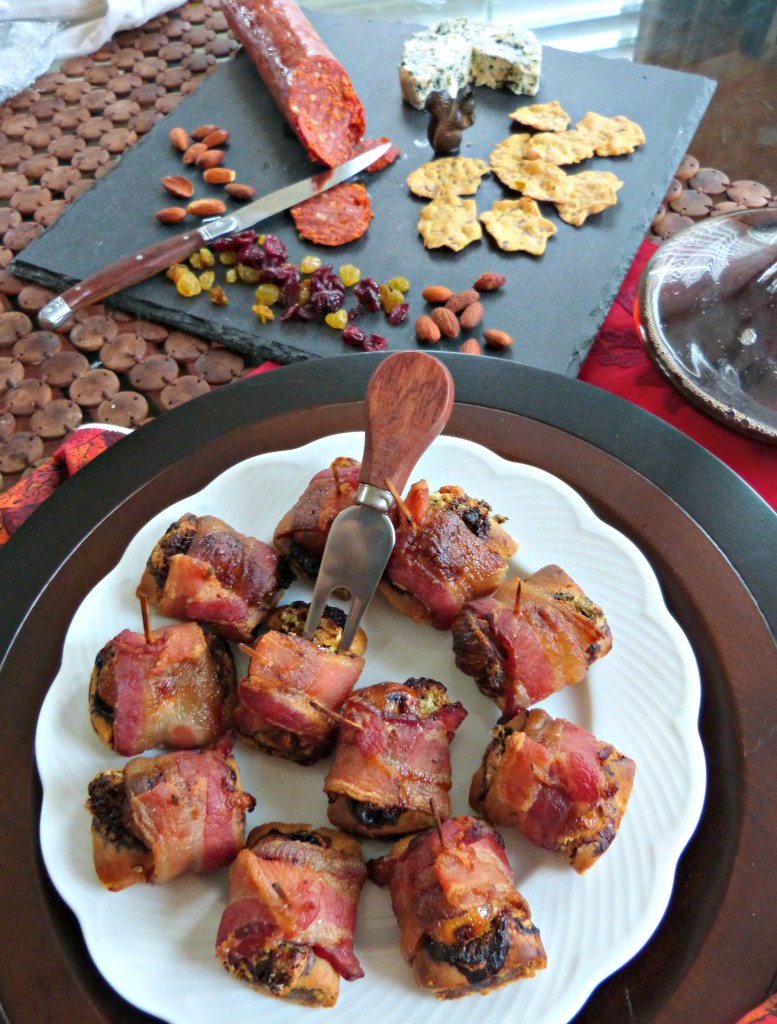 blue cheese bacon fig newton appetizer 
