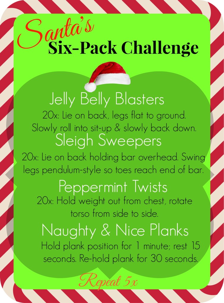 santa six pack challenge