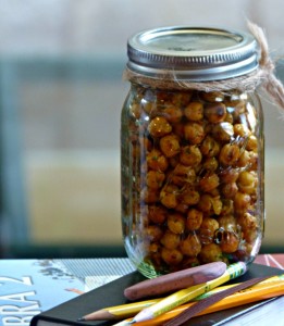 roast chickpeas for a crunch healthy snack