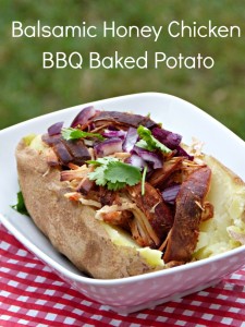 loaded bbq chicken baked potato