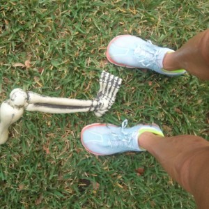skeleton shoes running