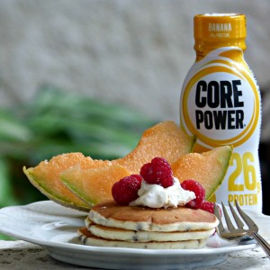 Pancakes made with Core Power - TheFitfork.com