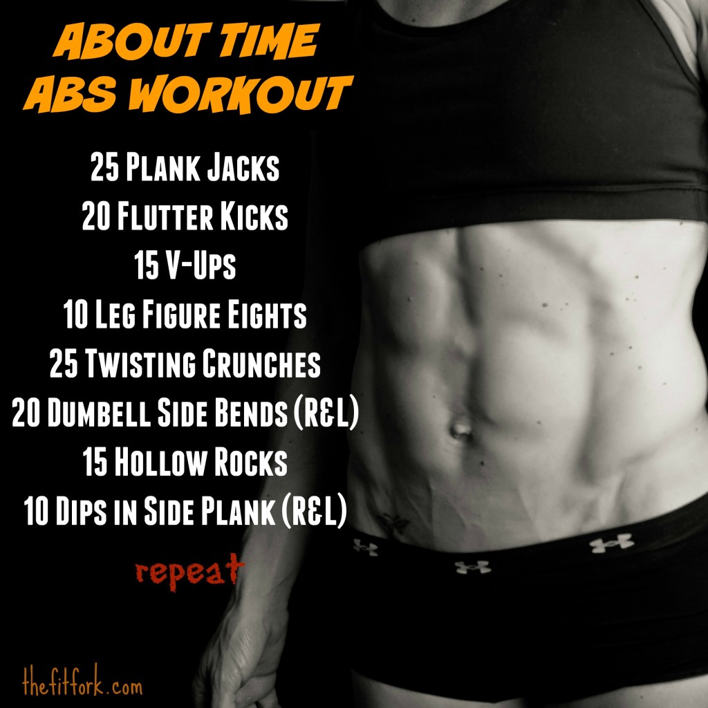 About Time Abs Workout - TheFitFork.com