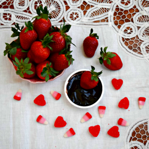 Strawberries and Chocolate Dip - TheFitFork.com