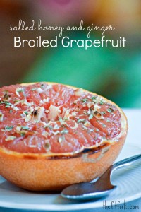 Honey and Lemongrass Broiled Grapefruit - TheFitFork.com