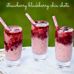 Strawberry Blackberry Chia Shots