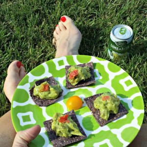Kick back and relax with a Bud Light Lime-A-Rita and Plate of Rockin' Guac -- get the recipe at RO*TEL
