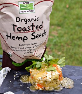 NOW Foods Organic Toasted Hemp Seeds perfect for snack or recipes.