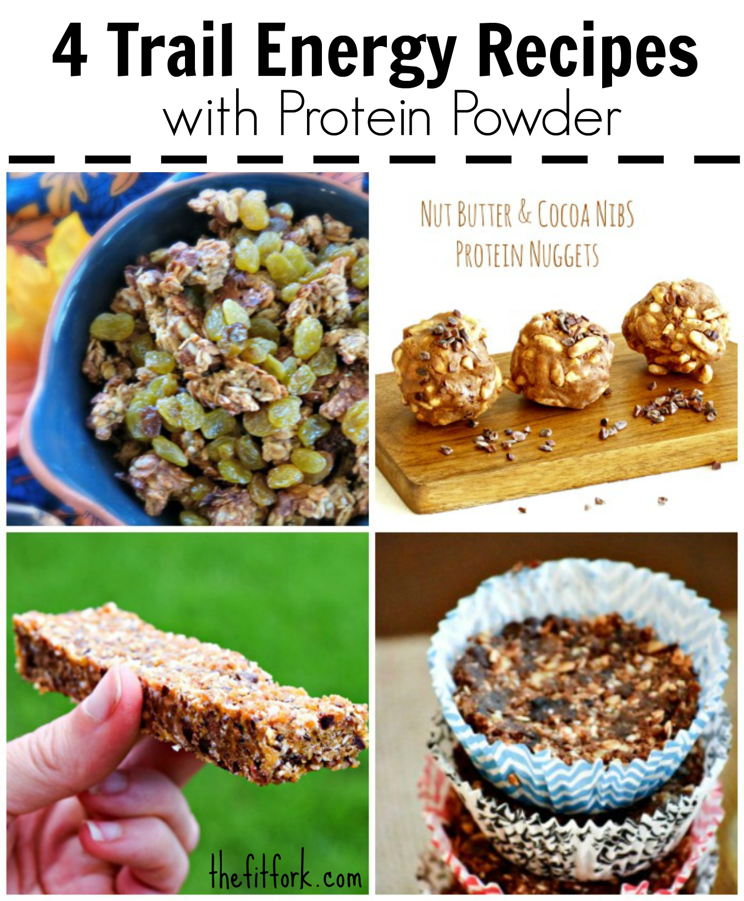 4 Trail Energy Recipes With Protein Powder Thefitfork