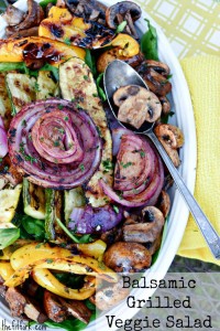 Take advantage of the summer's best produce with this Balsamic Grilled Vegetable Salad -- and check out the grilling tips.