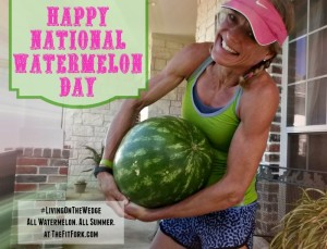 Happy National Watermelon Day from TheFitFork.com