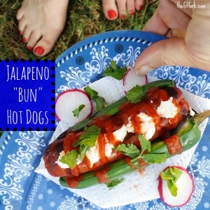 Skip the bun and serve your net hot dog  in a fire roasted jalapeno! 
