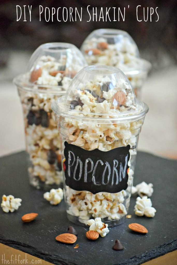 Make these DIY Popcorn Shakin' Cups for your next party or family movie night.