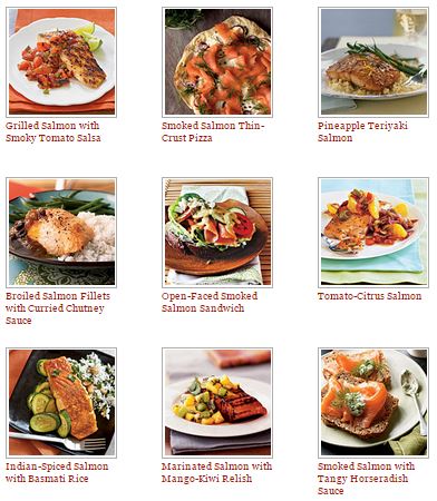Salmon Recipes from Cooking Light are easy and packed with important nutrients.