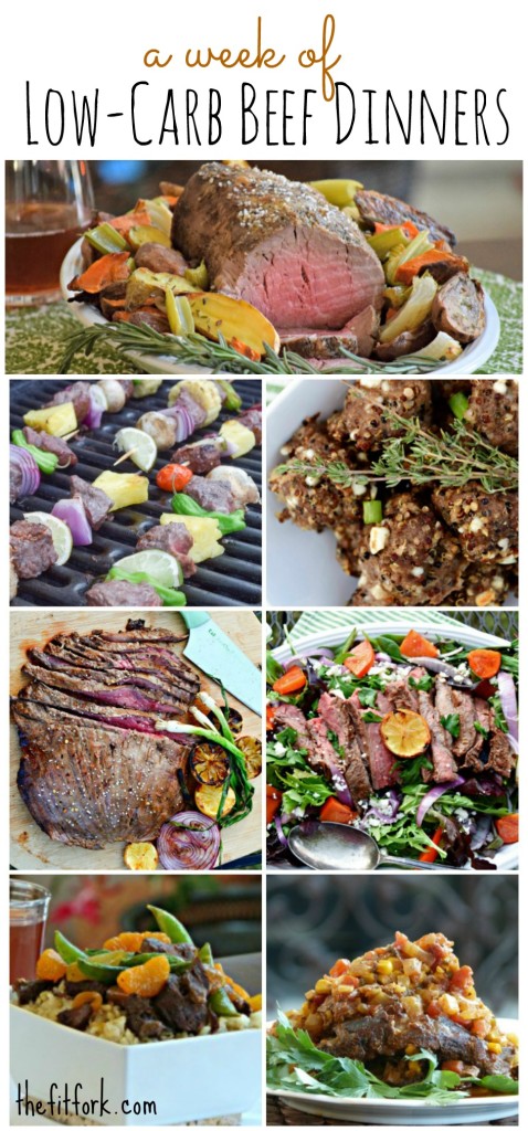 A Week of Low Carb Beef Dinners