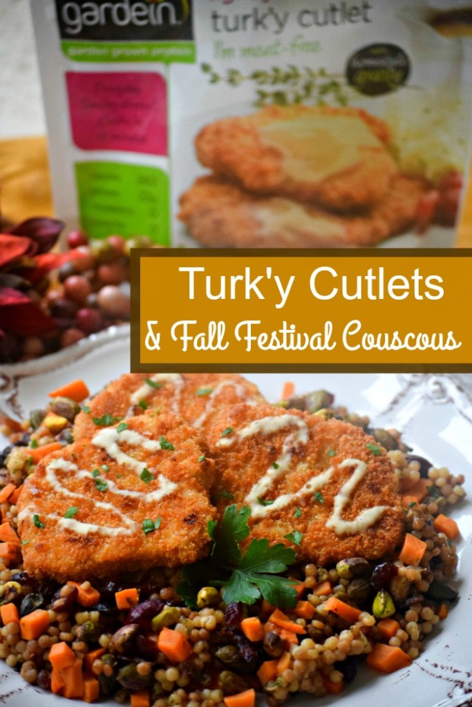 Turk'y Cutlets with Fall Festival Couscous