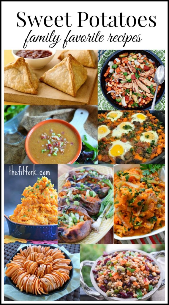 Family Favorite Sweet Potato Recipes for Thanksgiving, Holidays and everyday weeknight dinners.