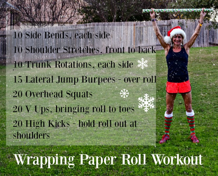 Wrapping Paper Roll Workout - TheFitFork.com