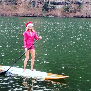 Jennifer Fisher paddle board december 2015
