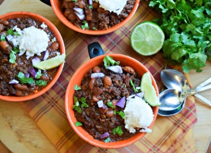 Best Ever Super Secret Chili Recipe + Beef Browning Tip - thefitfork.com