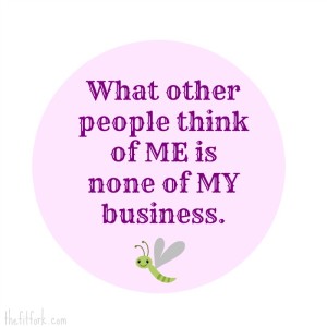 What other people think of me is none of my business.  Inspirational Quote