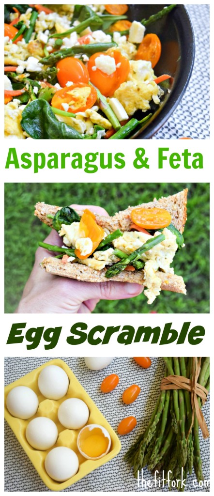 sparagus and Feta Egg Scramble is a simple, protein-rich breakfast solution that comes together in 10 minutes.