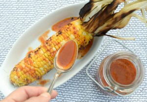 Grilled Corn with Ancho Vinaigrette is a southwestern inspired side dish for your next bbq or summer celebration.