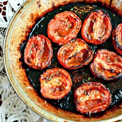Slow Roasted Balsamic Tomatoes 250 - thefitfork