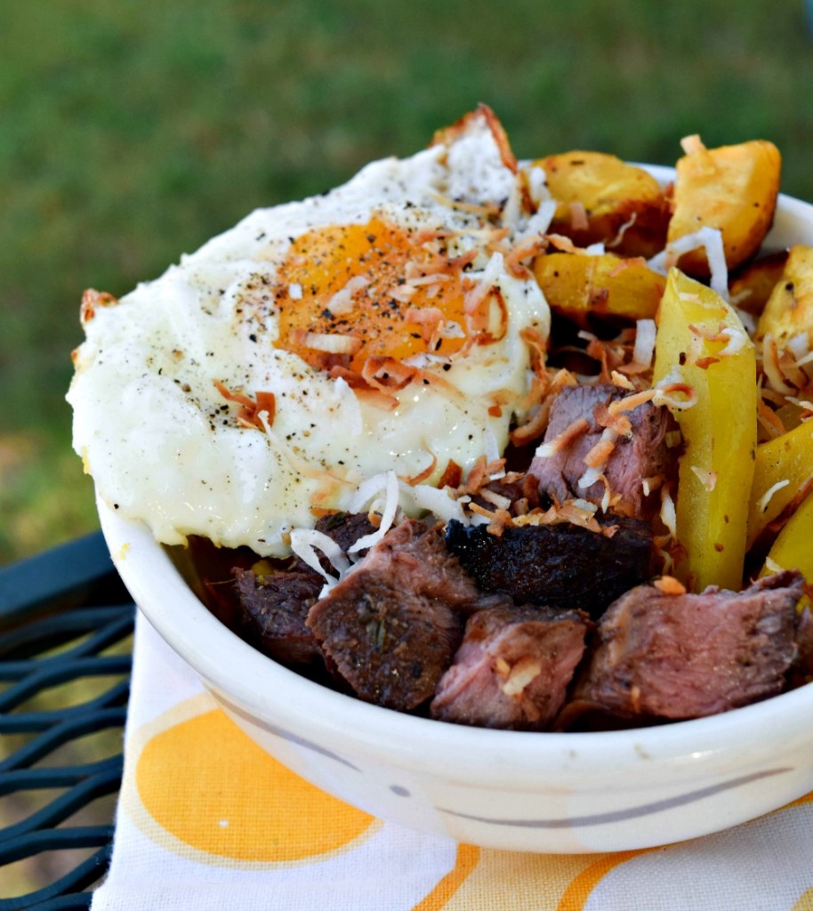 Brazilian Beef and Plantain Breakfast Bowl
