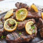 Lemony Lamb Loin Chops with Gremolata -- a tangy sauce and grilled lemon slices will lift this lamb dish to the top of your favorites. Grills in less than 10 minutes and an excellent source of lean protein.