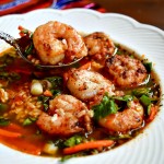 Spicy Shrimp Spinach Soup