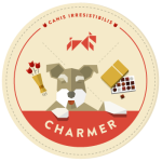 charmer dog badge