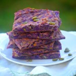 Nutty Purple Sweet Potato Flatbread is gluten-free, grain-free and dairy-free.