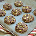 Pistachio Chocolate Beet Cookies