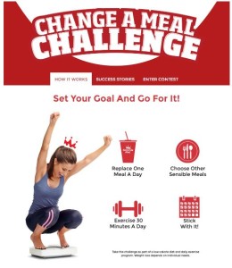 Smoothie King change a meal challenge