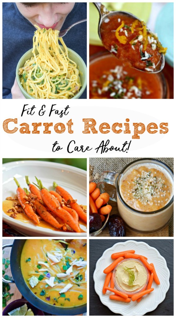 Fit and Fast Carrot Recipes to fuel an active lifestyle -- perfect for both weekends and busy family weeknight dinners.