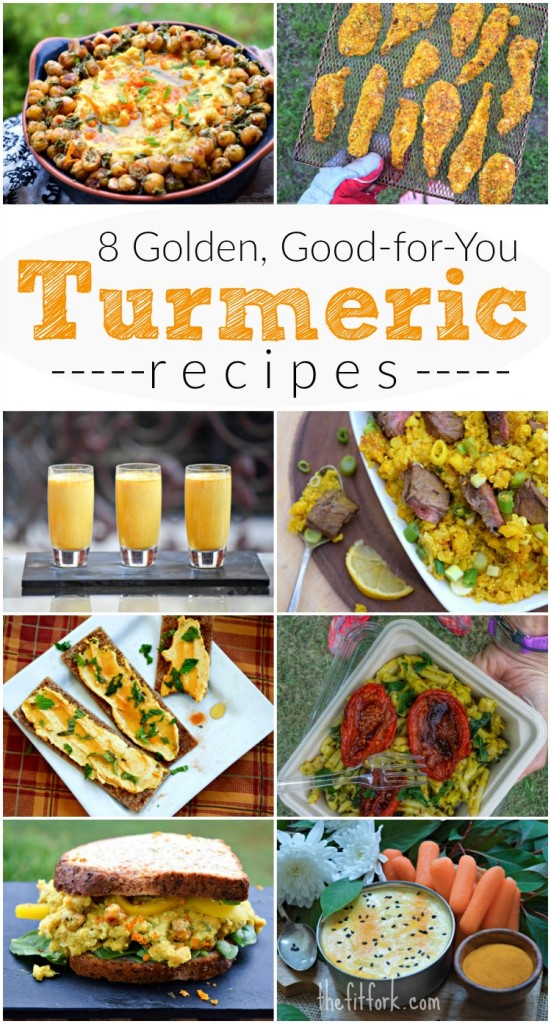 These vibrantly colored recipes are also vitamin and nutrient packed thanks in large part to TURMERIC.  Incorporate this anti-inflammatory spice into your diet and make at least one of these dishes for lunch, dinner or snack time!