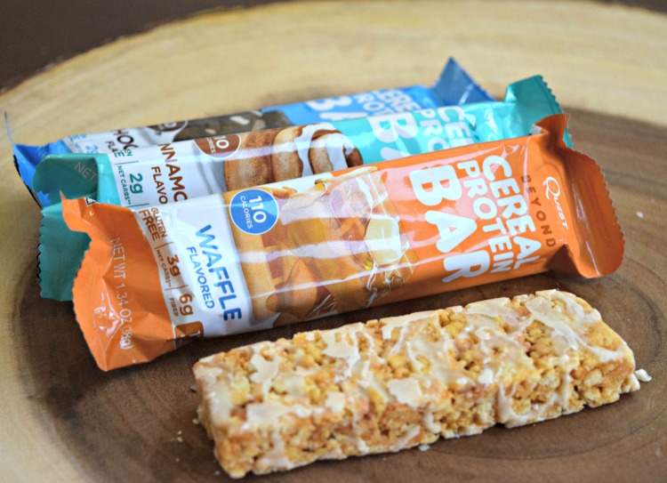 quest cereal bars package and unwrap