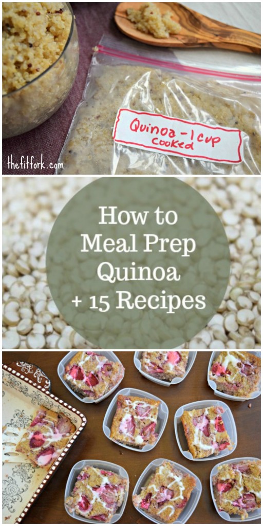 How to Meal Prep Quinoa + 15 Recipes - Keep breakfast, lunch, dinner and snacks healthy, easy and open for creative inspiration by batch cooking quinoa and keeping it in the freezer! Get the how to along with lots of delicious recipes.