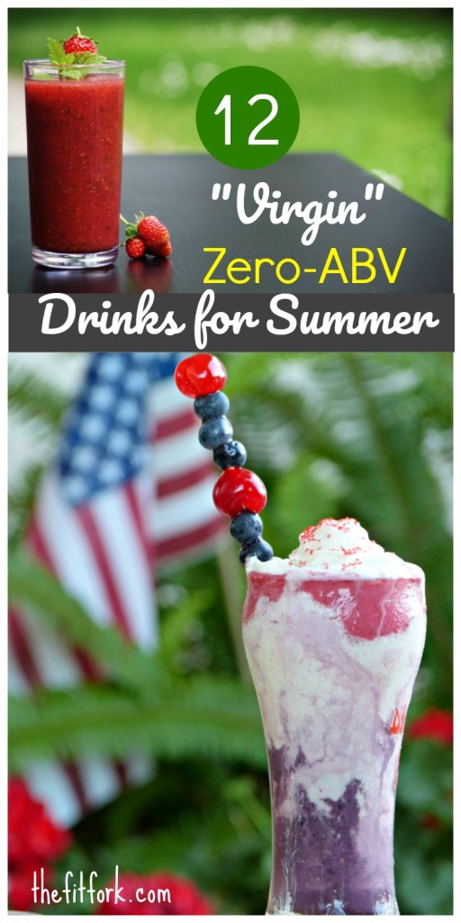 12 Virgin Zero-ABV Drinks for Summer will rock your pool party, picnic or post-workout festivities. Everything from mocktails to detox smoothies.