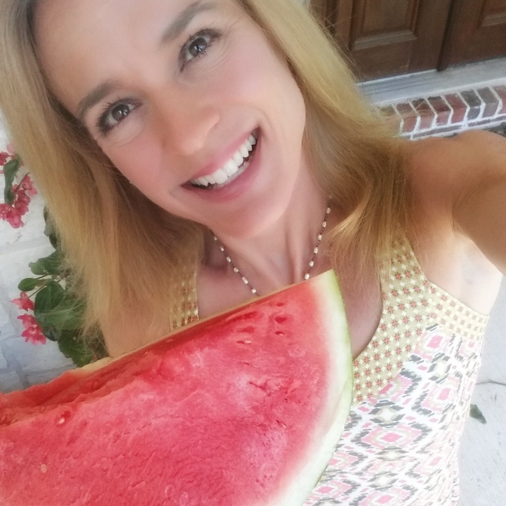 Jennifer Fisher thefitfork.com watermelon