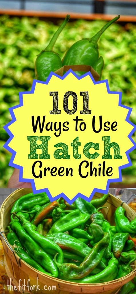 101 Ways to Use Hatch Green Chile - this versatile pepper from New Mexico has meaty flesh and mild to medium-hot heat that lends perfectly to many dishes (from salsas and stews to meats and dessert treats) Learn how to roast them in the oven and grill and get creative ideas on how to enjoy them now and all year long.