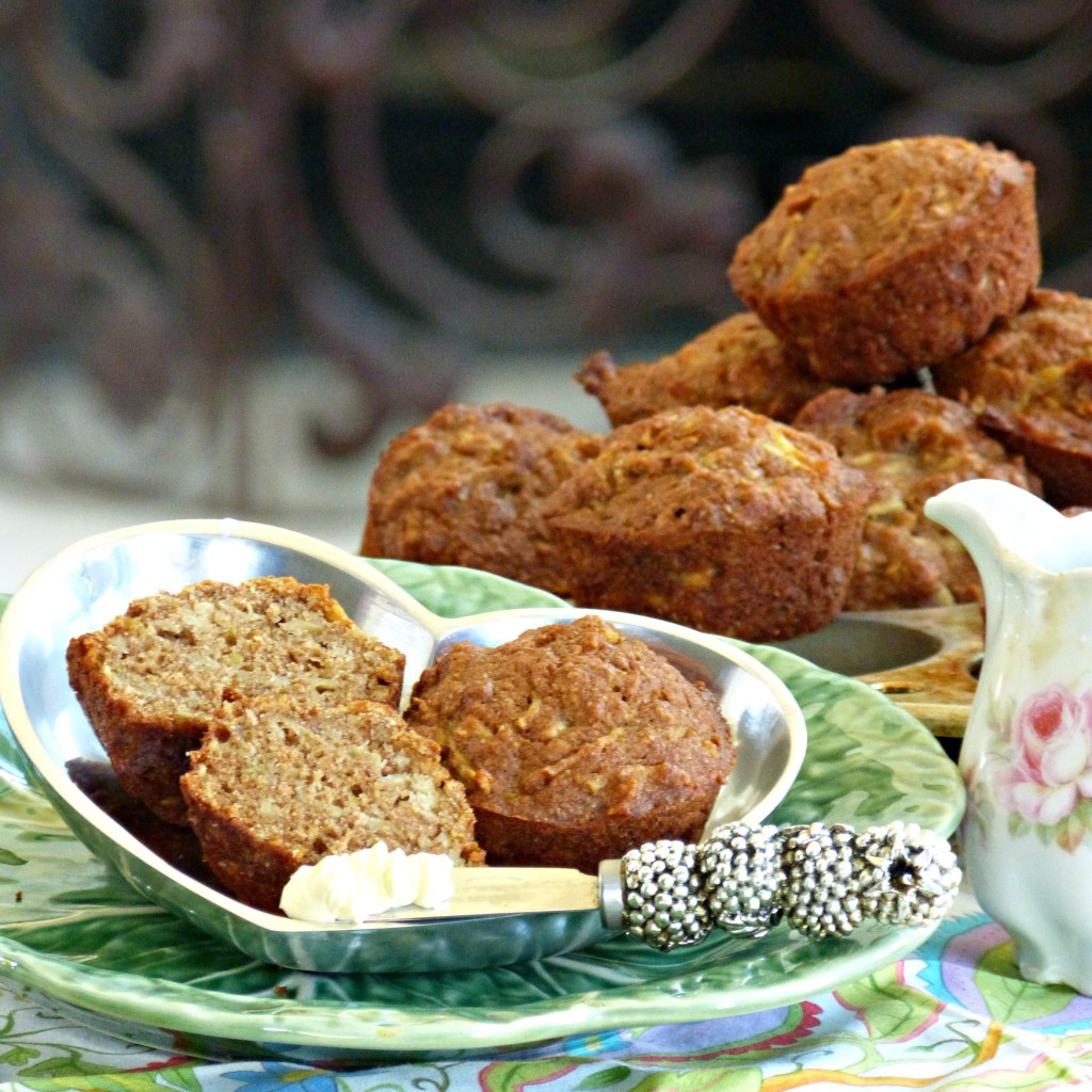 Vegan Chai Apple Muffins