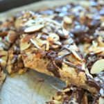 Almond Joy Cookie Brittle - gluten free option