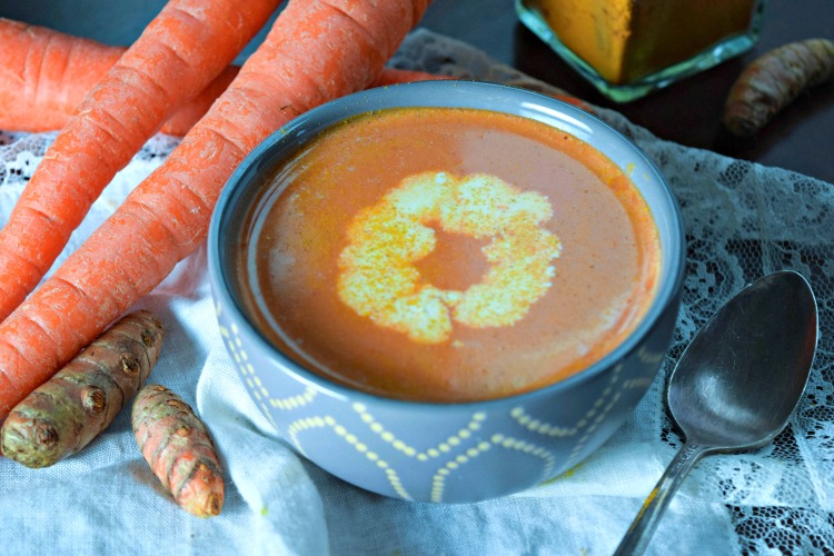 Turmeric Carrot Tomato Soup