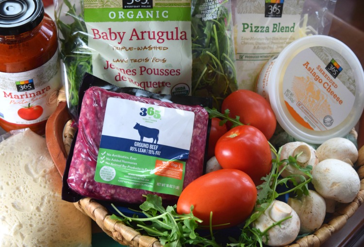 Ingredients for Pizza 365 by Whole Foods